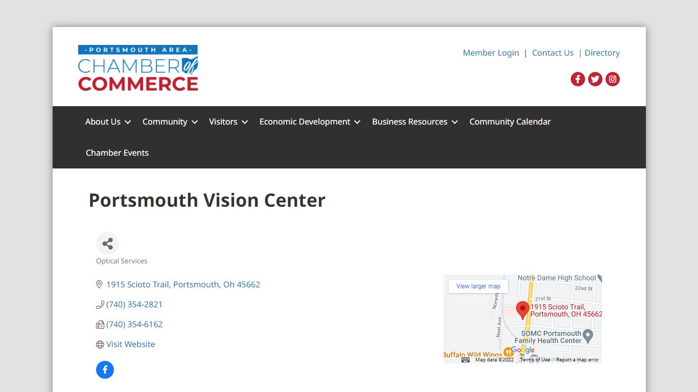 Portsmouth Vision Center | Optical Services